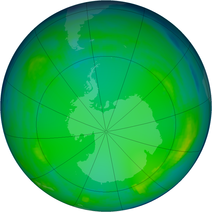 Ozone Map 1980-07-04